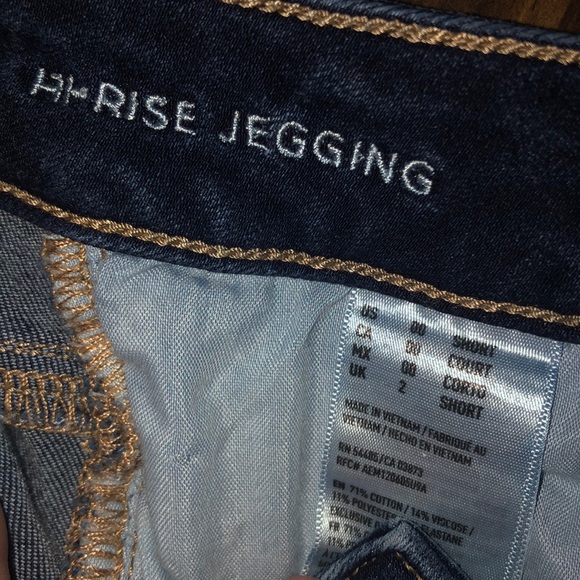 American Eagle high rise skinny jegging size 00 - Picture 3 of 3